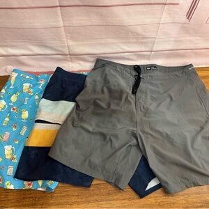 Men’s board shorts/bathing suits 38 3 Pair Bundle Tommy Bahama/O’Neill/Hurley